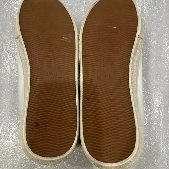 [W9M/M7M]Madewell Sidewalk Low-Top Sneakers in Snake  Embossed Leather - Picture 10 of 11